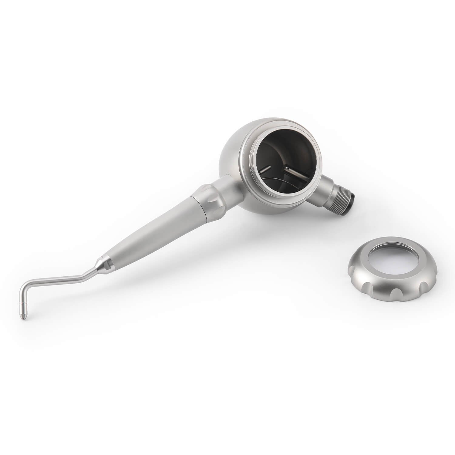 Dental Air Polishing Handpiece Gun All-Metal Teeth Whitening Spary Polisher 2/4 Hole - azdentall.com