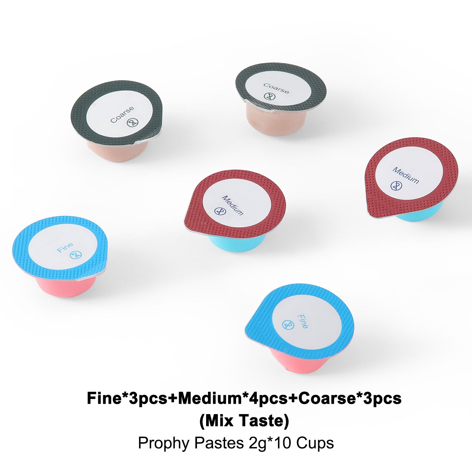 Dental Prophy Pastes Tooth Whitening Polishing Paste Fine Medium Coarse 10cups/Bag - azdentall.com