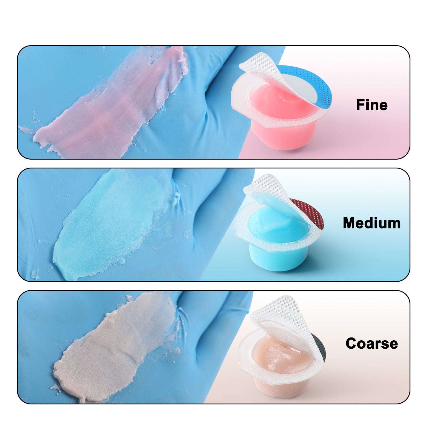 Dental Prophy Pastes Tooth Whitening Polishing Paste Fine Medium Coarse 10cups/Bag - azdentall.com