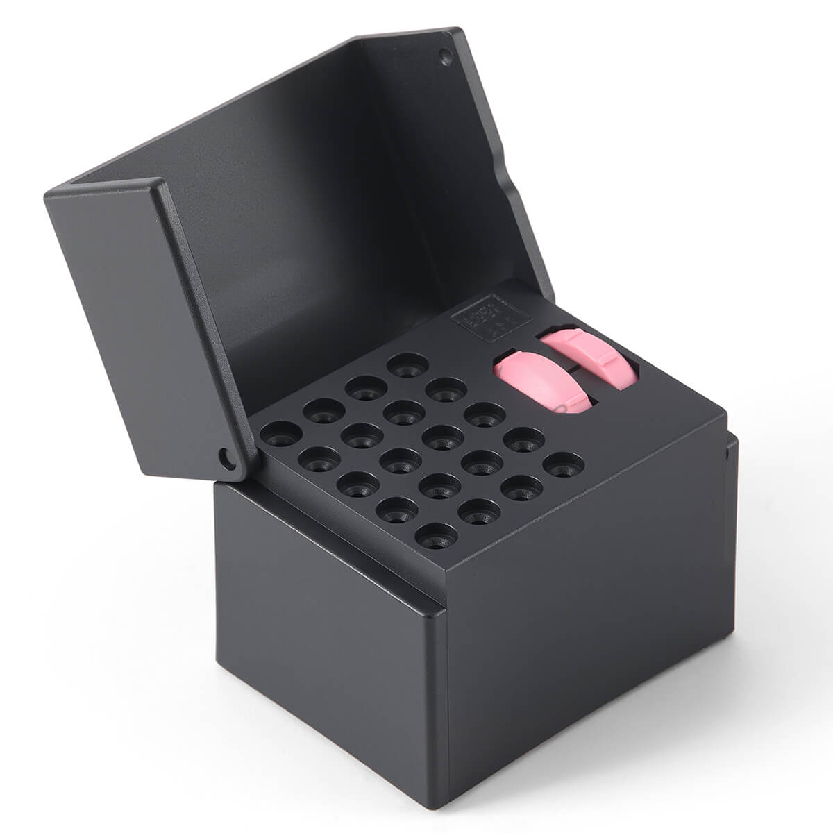 Dental 20 Holes Endo Files Disinfection Box With Memory Holder & Measuring Counter - azdentall.com
