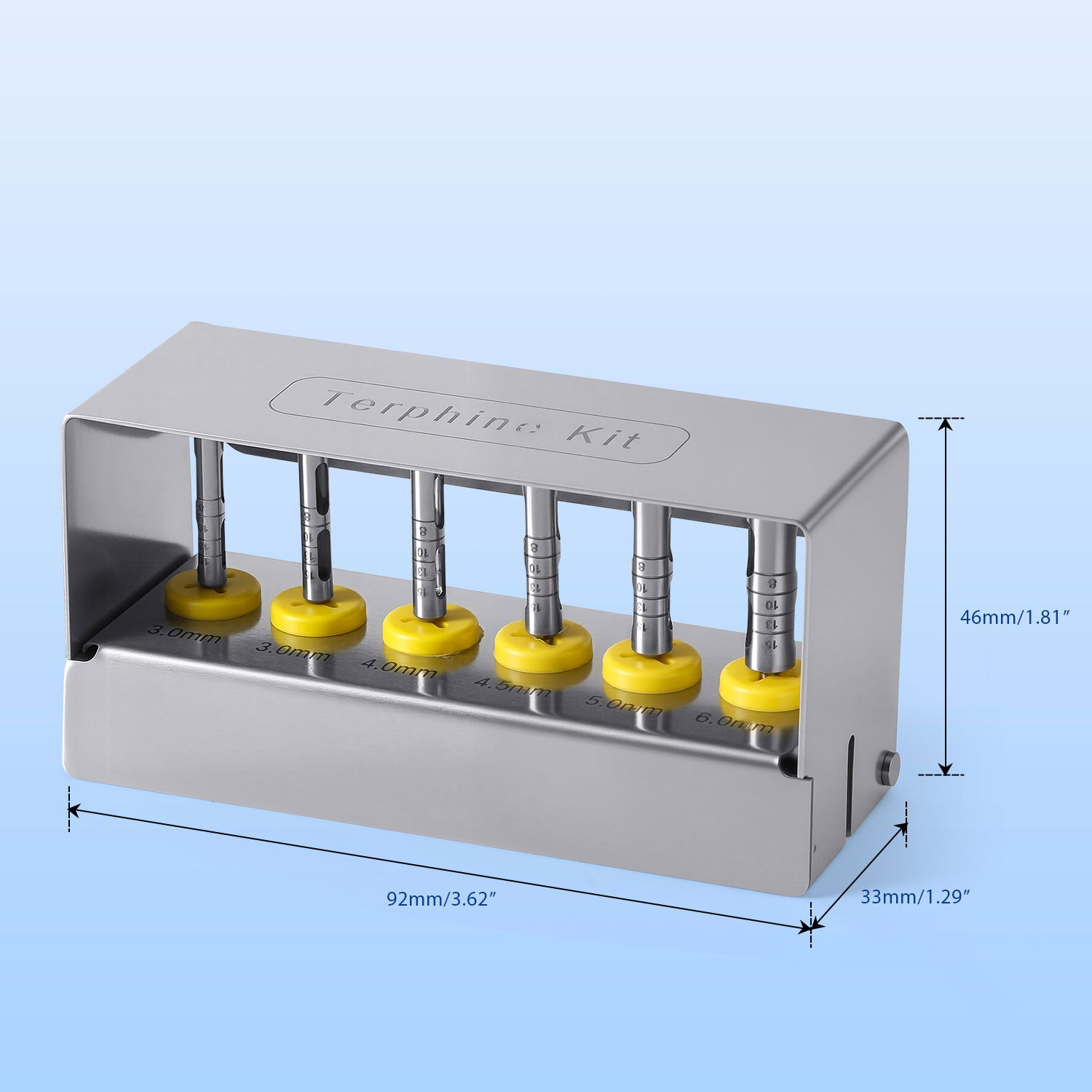 Dental Implant Bone Trephine Drill Surgical Instrument Long Type 6pcs/Set - azdentall.com
