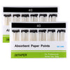 2 Boxes Absorbent Paper Points #40 Taper Size 0.06 Color Coded 100/Box - azdentall.com