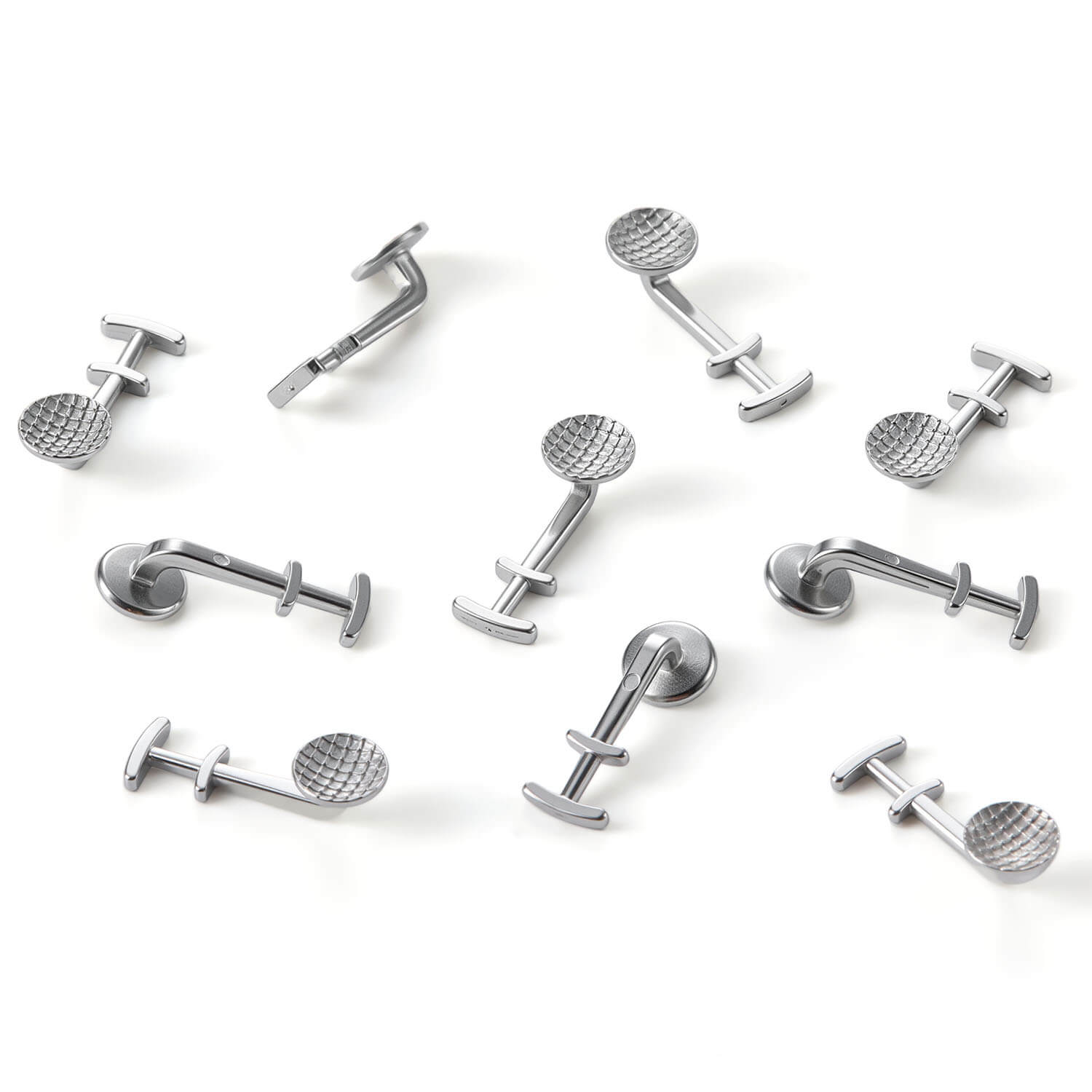 AZDENT Orthodontic Multi Hook Lingual Buttons Bondable Monoblock Round Base 10pcs/Bag - azdentall.com