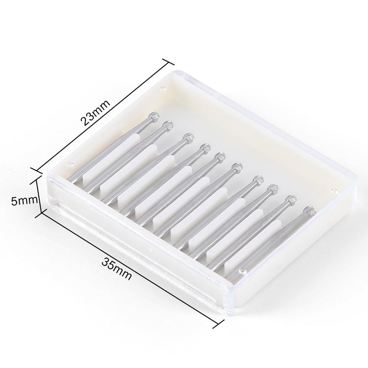 Dental FG #5 Round Carbide Bur 10pcs/Box - azdentall.com