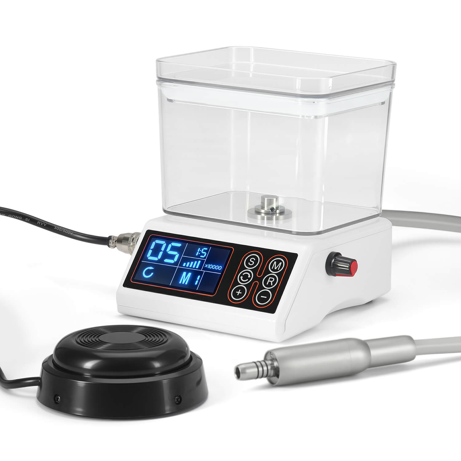 Dental Brushless LED Electric Micro Motor System with Water Tank 4 Holes - azdentall.com
