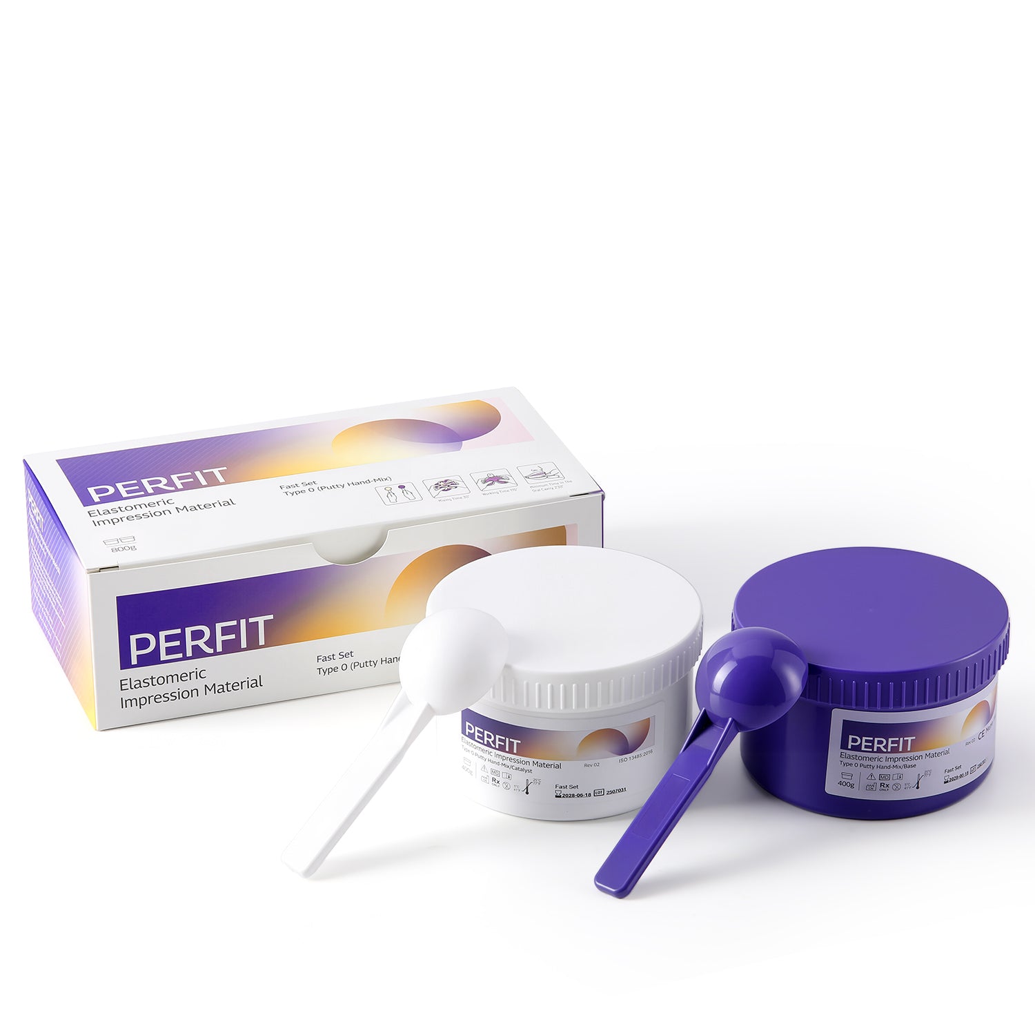Dental Elastomeric Impression Material Putty Hand Mix Normal/Fast Set Heavy Body