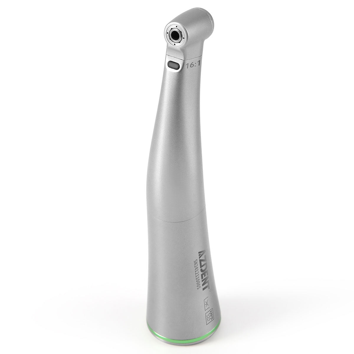 AZDENT Dental Mini 16:1 Fiber Optic Contra Angle Low Speed Handpiece - azdentall.com