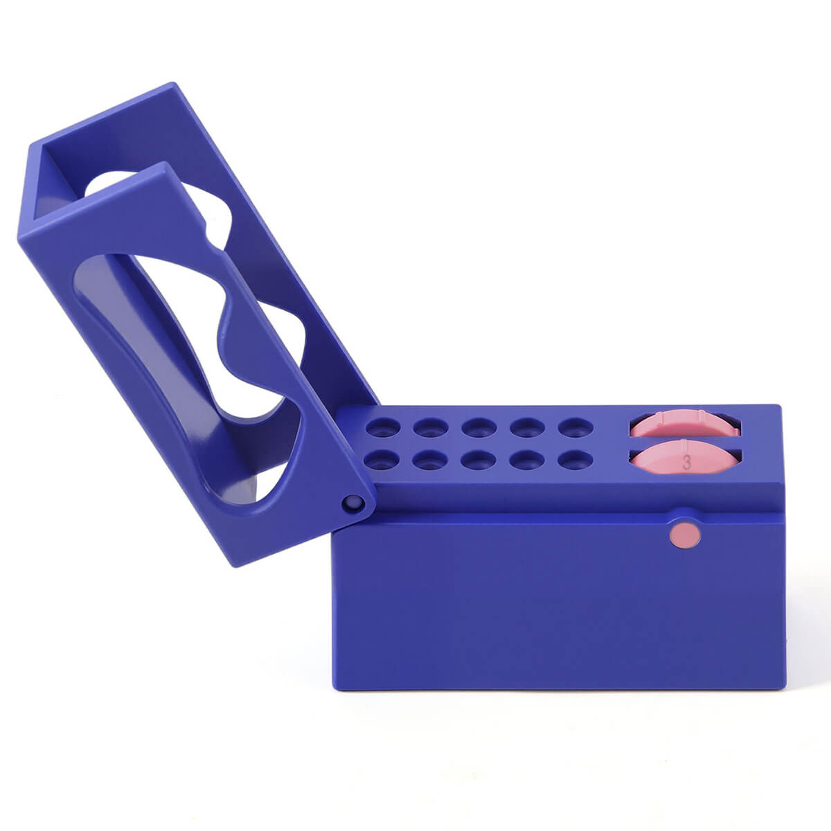 Dental 10 Holes Endo Files Disinfection Box With Memory Holder & Measuring Counter - azdentall.com