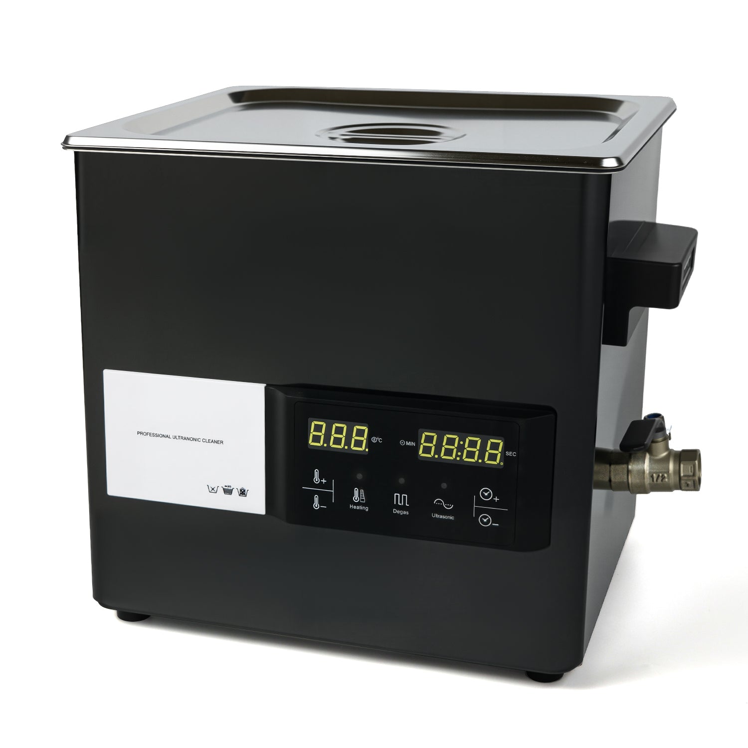 Digital 9L Titanium Ultrasonic Cleaner Touchscreen Three Functional Modes - azdentall.com