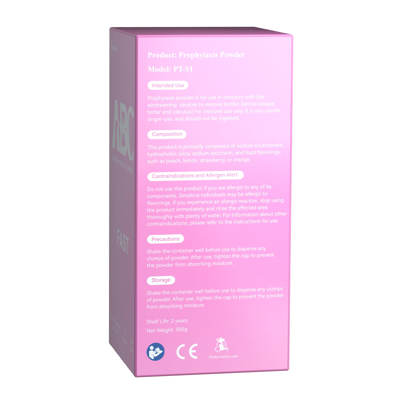 Woodpecker Prophy Air Polisher Prophylaxis Powder 65um Sodium