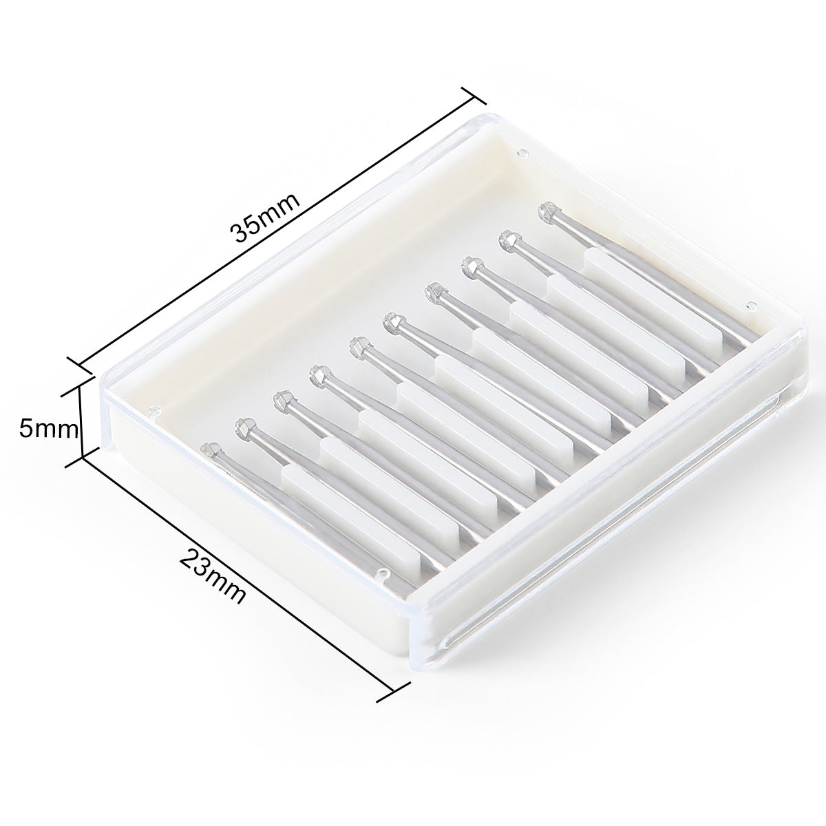 Dental FG #4 Round Carbide Bur 10pcs/Box - azdentall.com