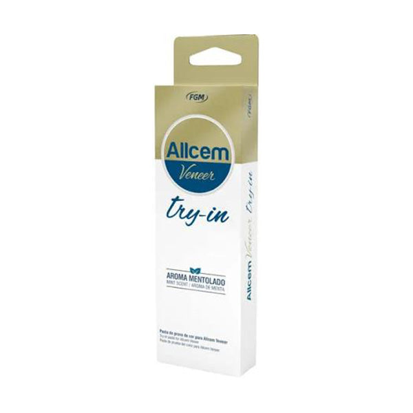 FGM Allcem Veneer Try-In Paste A1/E Bleach M/Opaque White/Trans 2g Syringe - azdentall.com