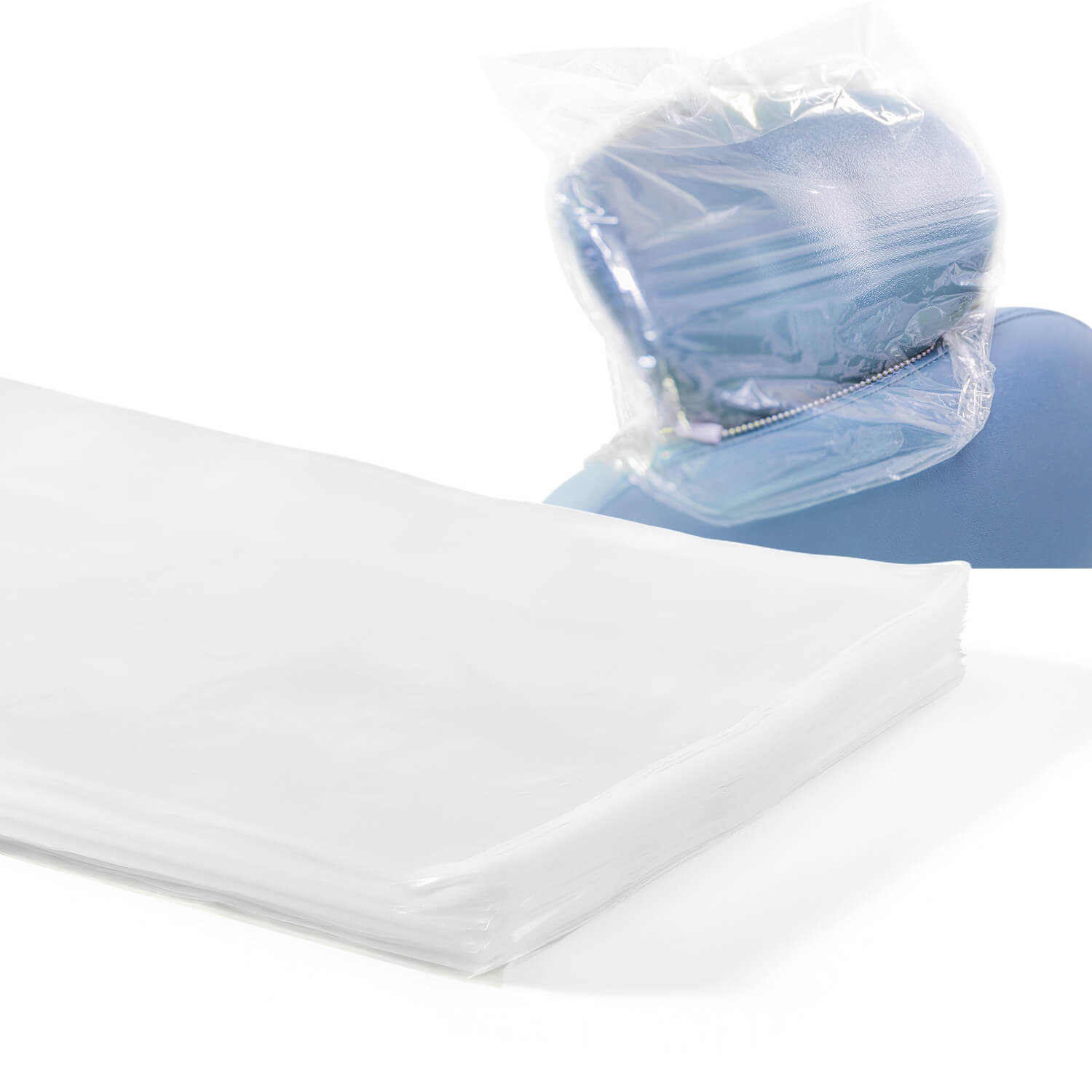 Disposable Plastic Dental Chair Headrest Covers 10"x14" 2C Thickness 250 Pcs/Box - azdentall.com