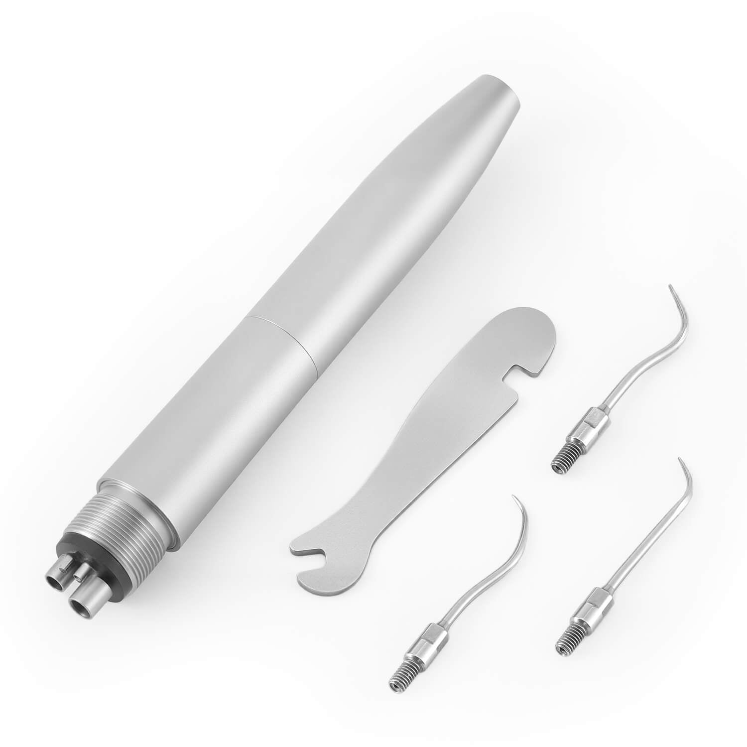 Dental Air Scaler Handpiece Sonic Scaler 4 Holes with SJ1 SJ2 SJ3 Tips - azdentall.com