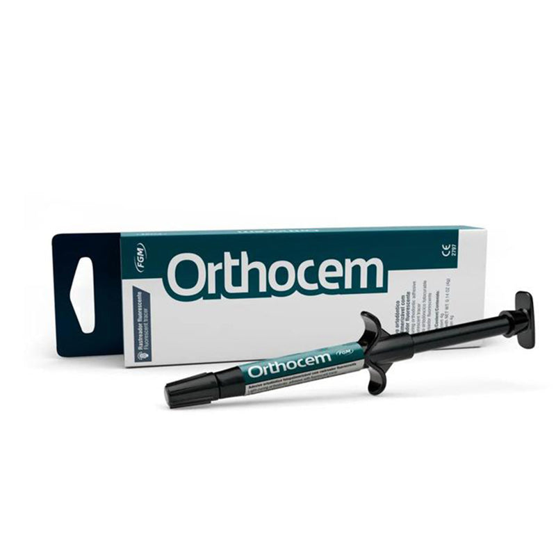 FGM Orthocem Brackets Adhesive Light-Curing Orthodontic Cement 4g Syringe - azdentall.com