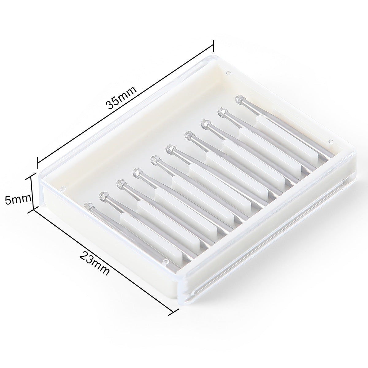 Dental FG #3 Round Carbide Bur 10pcs/Box - azdentall.com