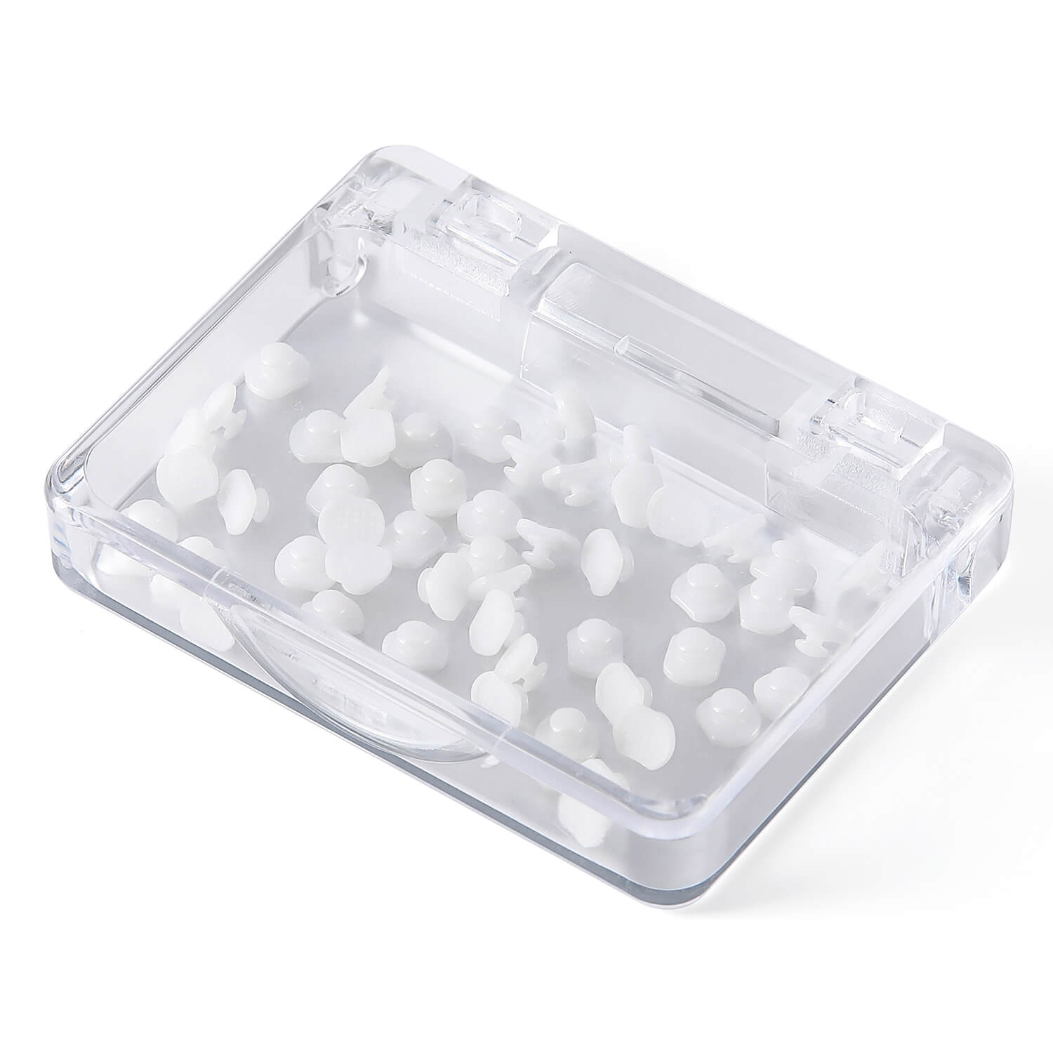 AZDENT Orthodontic Composite Ceramic Lingual Buttons Bondable Rectangular Base 50pcs/Box - azdentall.com