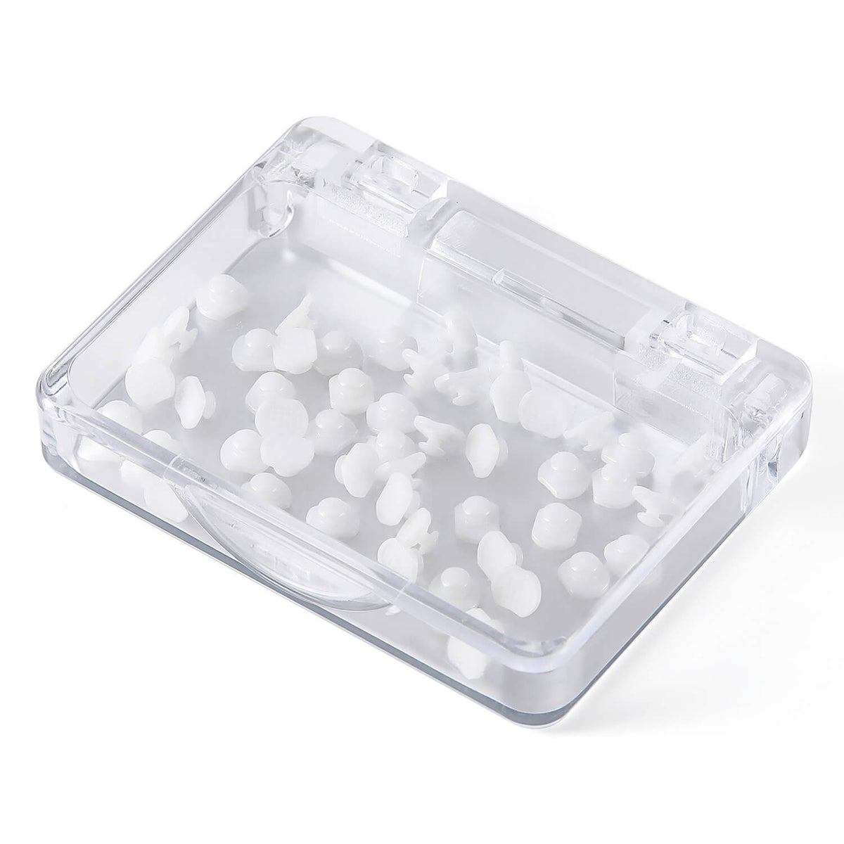 AZDENT Orthodontic Composite Ceramic Lingual Buttons Bondable Rectangular Base 50pcs/Box - azdentall.com