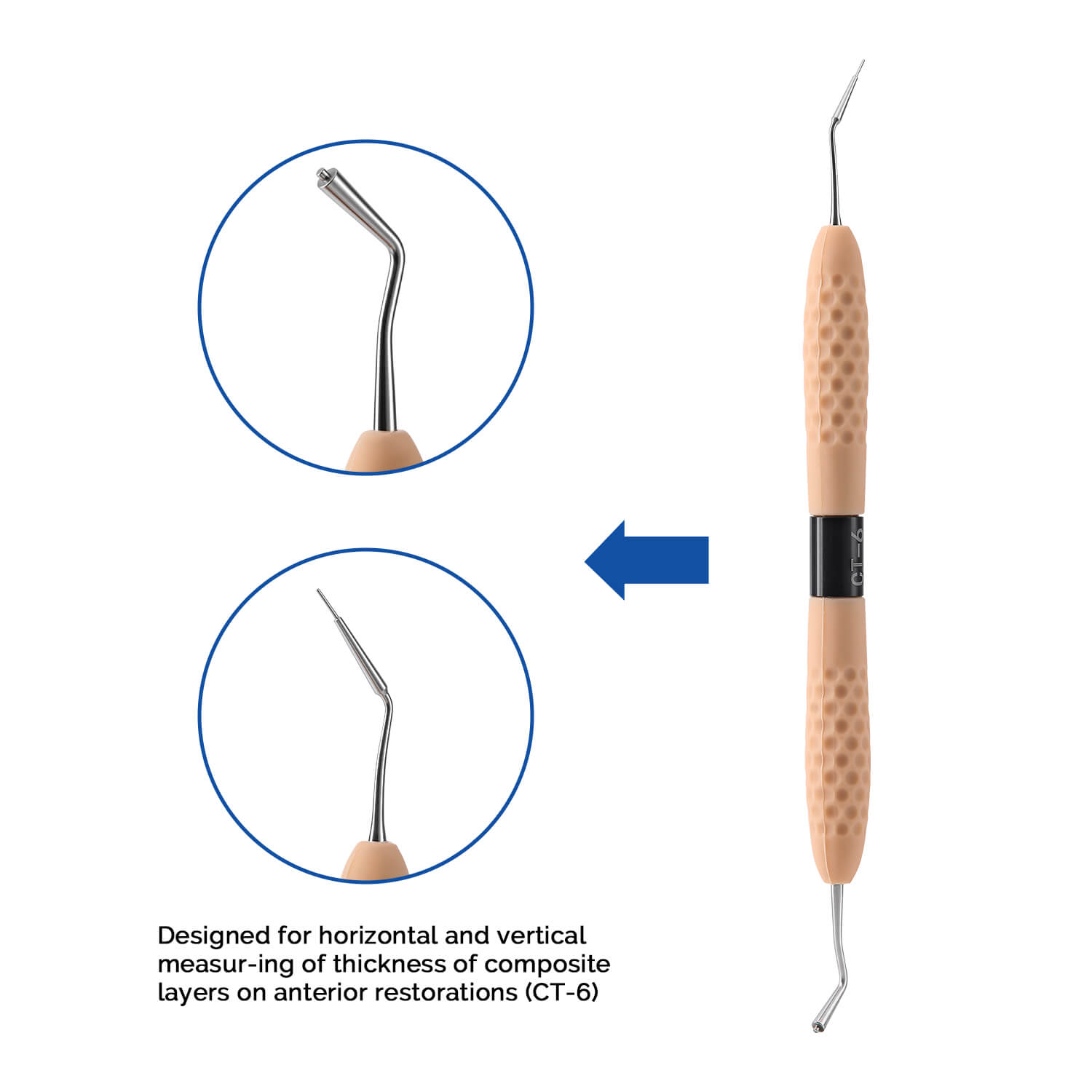 Dental Resin Plugger Aesthetic Resin Restoration Filling Instrument Kit CT1-CT7 - azdentall.com