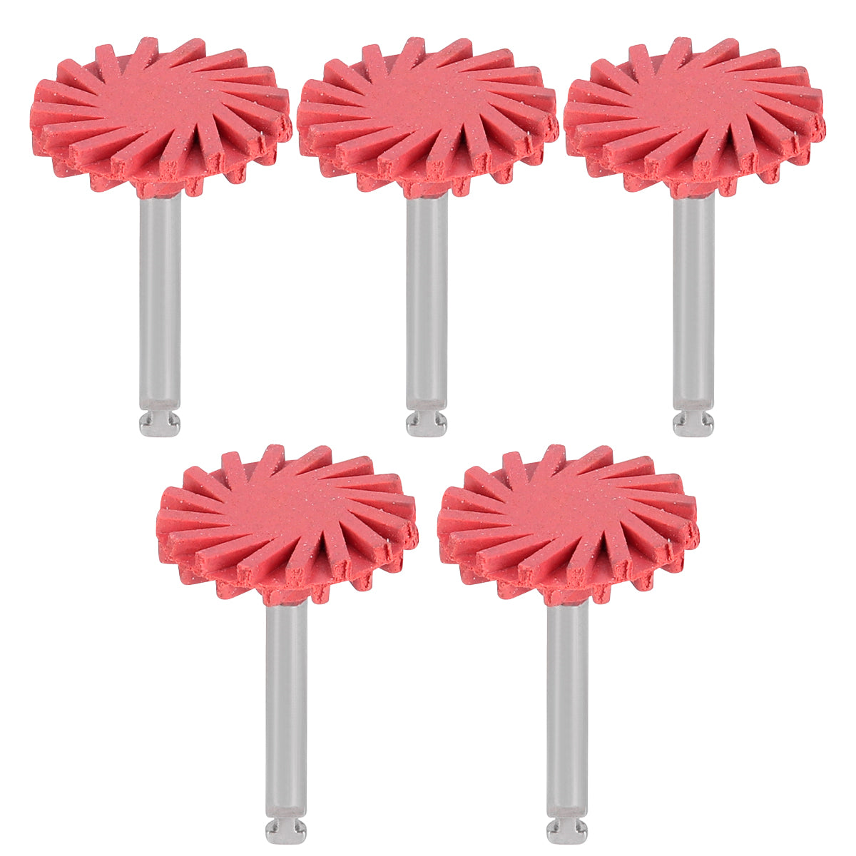 5 Bags Dental Composite Polishing Wheel Rubber Polisher Coarse/Medium/Fine 1pc/Bag - azdentall.com