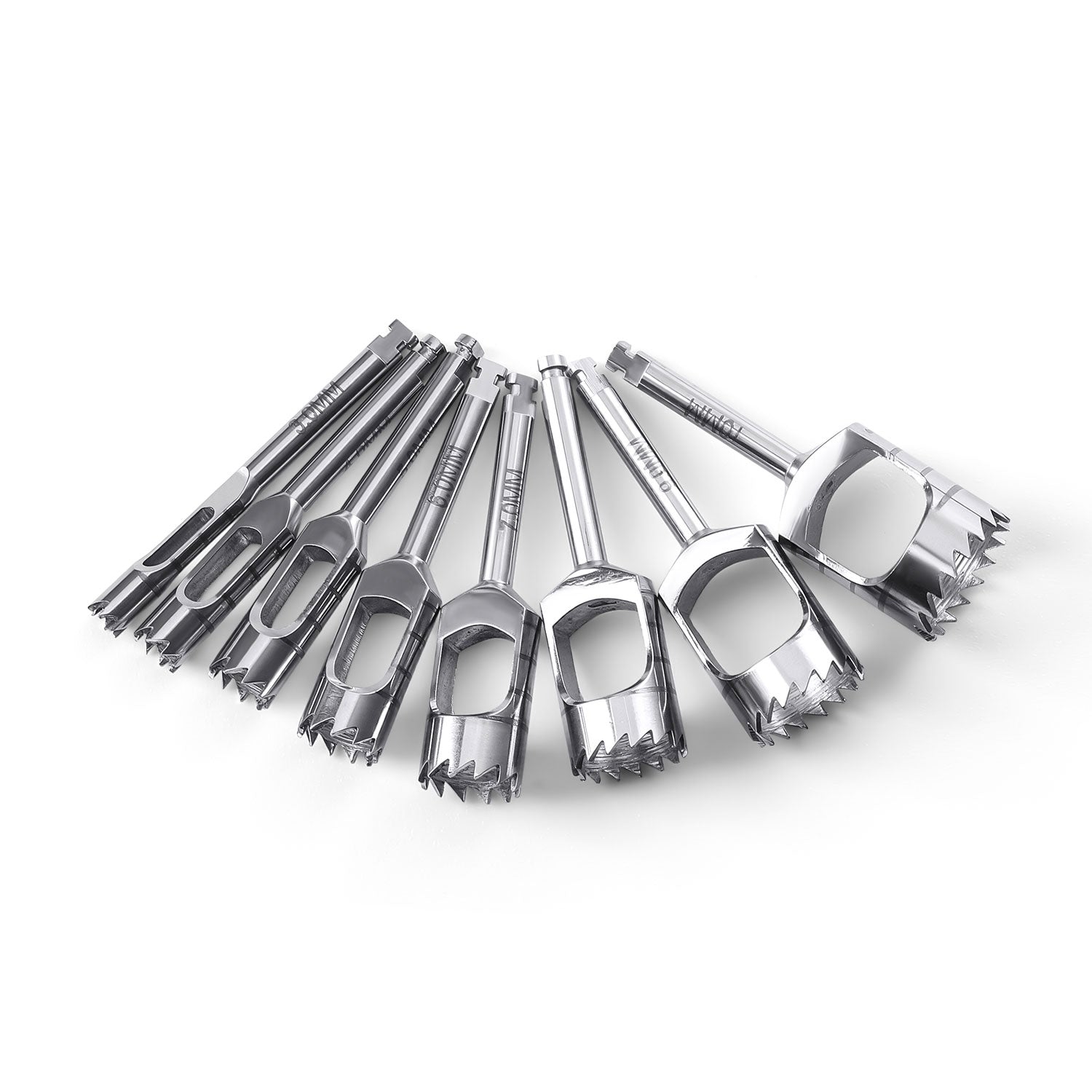 Dental Implant Bone Trephine Drill Surgical Instrument Short Type 8pcs/Set - azdentall.com