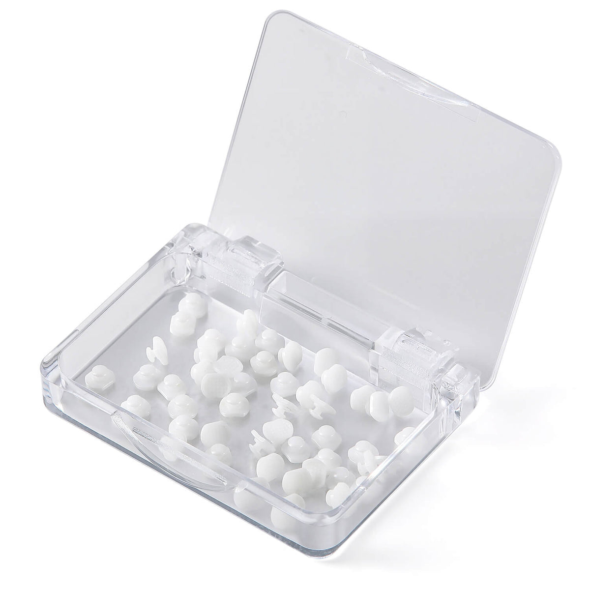 AZDENT Orthodontic Composite Ceramic Lingual Buttons Bondable Rectangular Base 50pcs/Box - azdentall.com