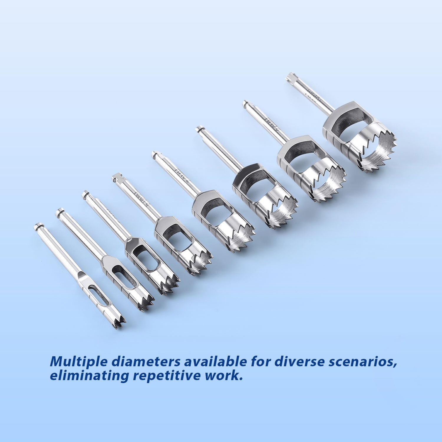 Dental Implant Bone Trephine Drill Surgical Instrument Short Type 8pcs/Set - azdentall.com