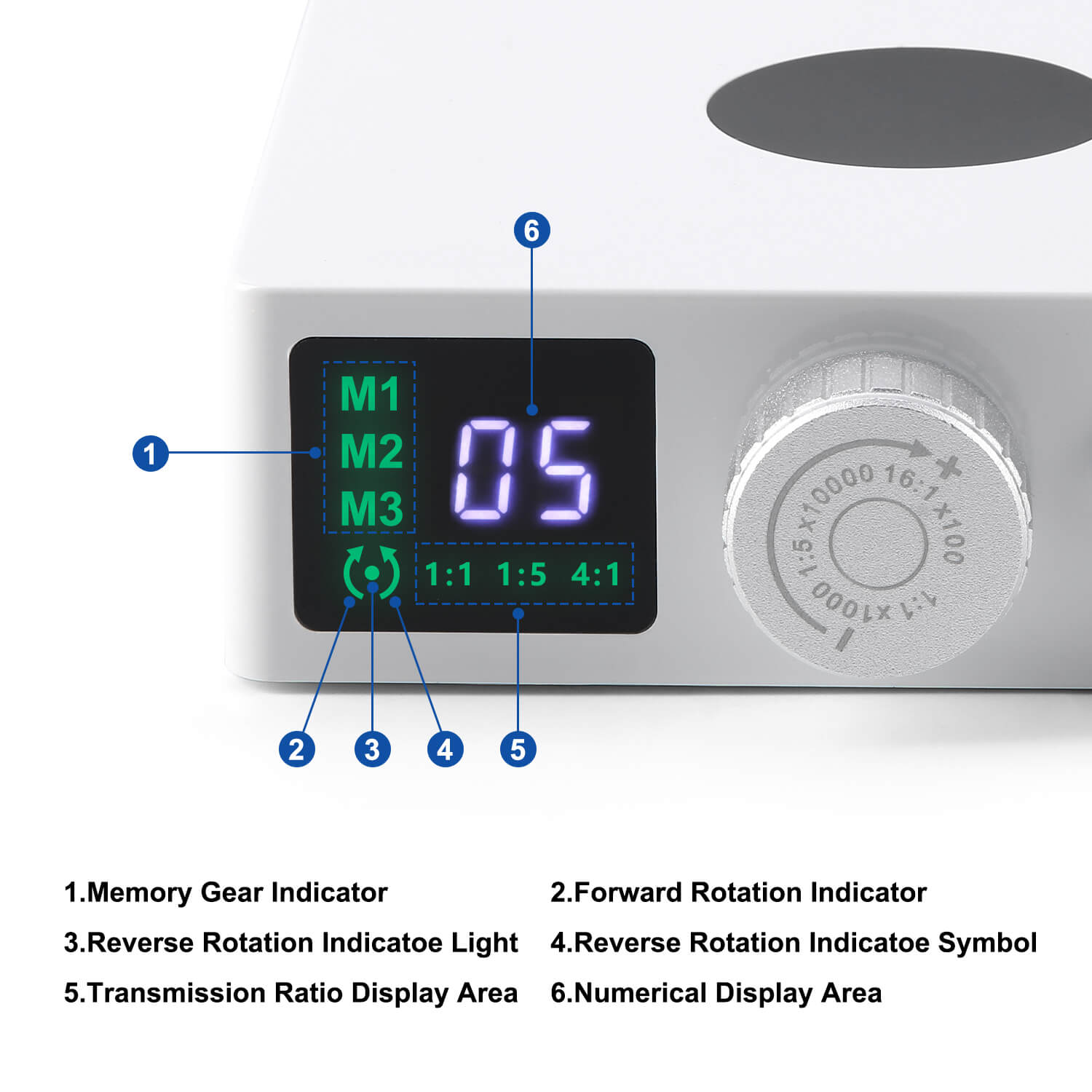 Dental Brushless LED Electric Micro Motor 4 Holes 4 Sizes - azdentall.com