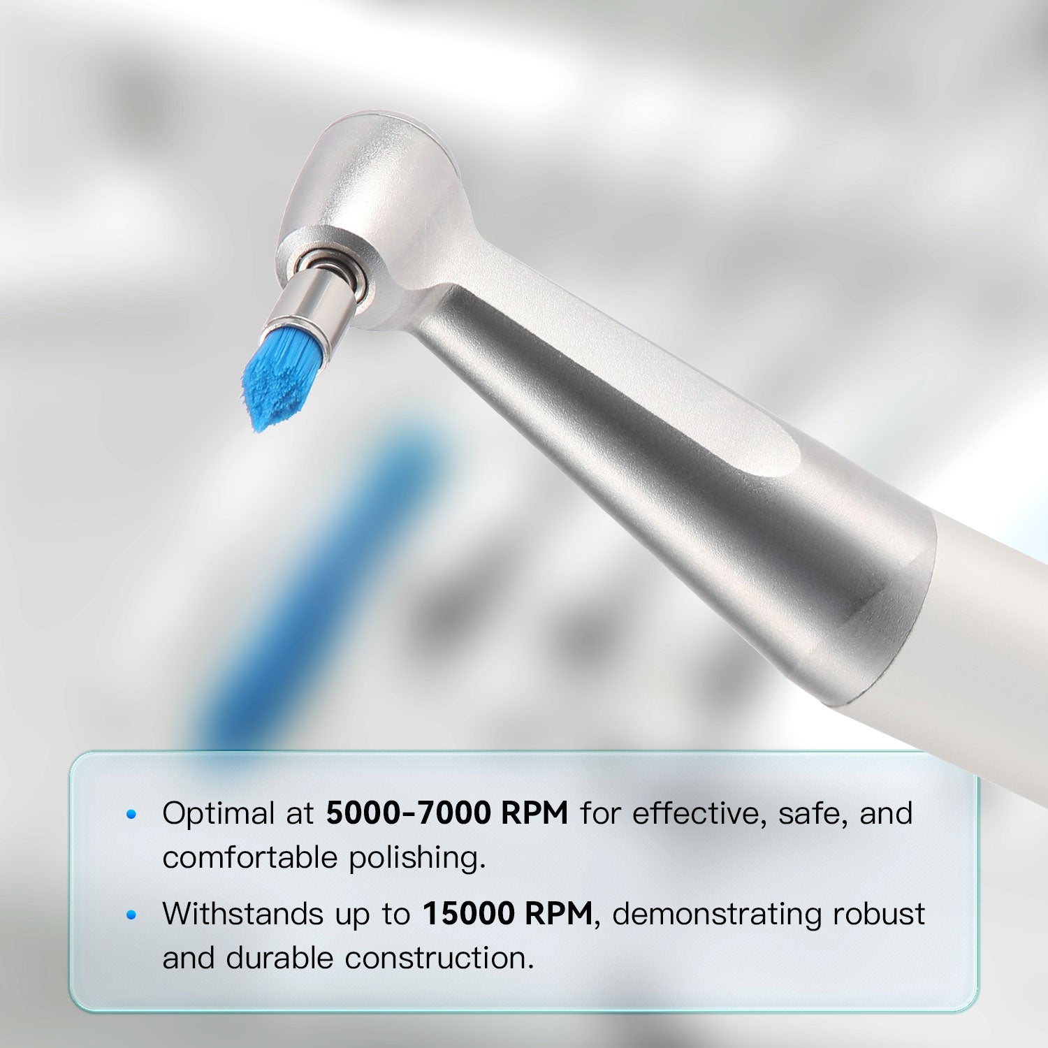 AZDENT Dental Nylon Prophy Brushes RA Latch Type Copper Handle Flat/Tapered Hard/Soft 100pcs/Box - azdentall.com