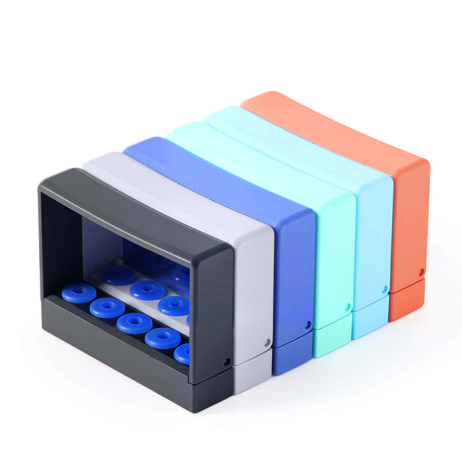 Dental Ultrasonic Scaler Tips Holder 5 Holes Disinfection Storage Case - azdentall.com
