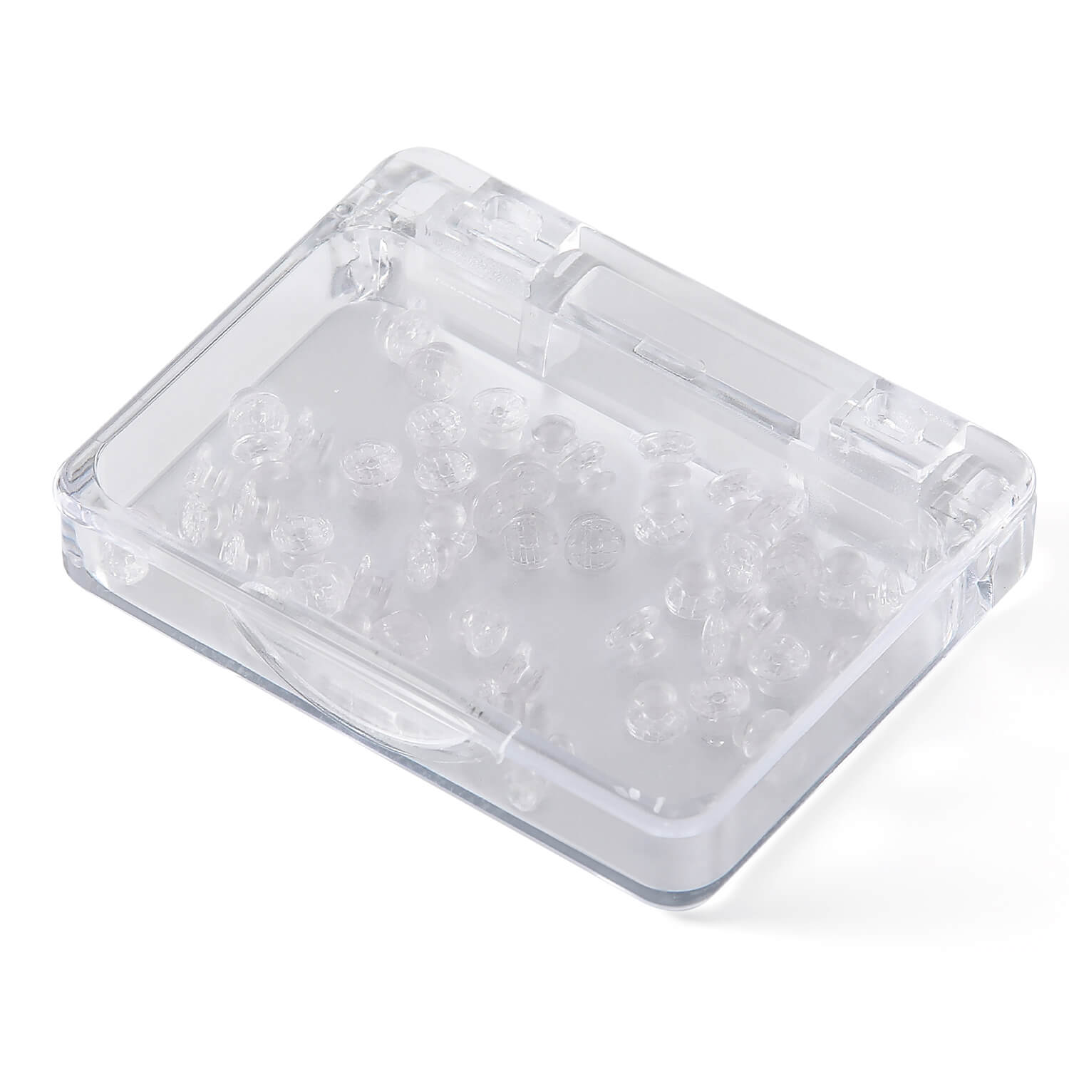 AZDENT Orthodontic Composite Clear Ceramic Lingual Buttons Bondable Round Base 50pcs/Box - azdentall.com