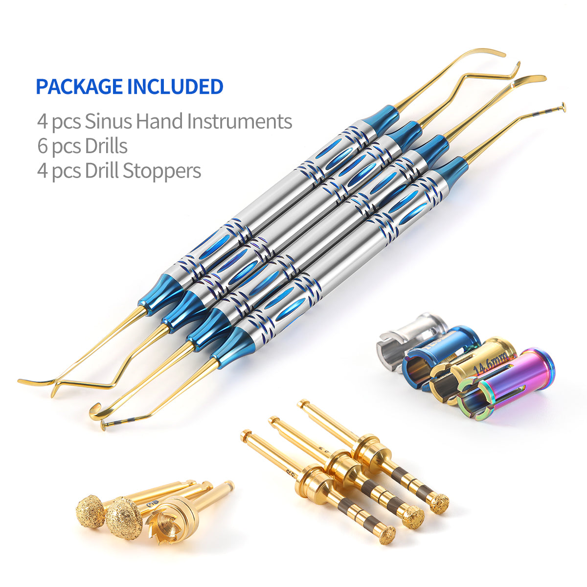 Wait Lifting Instrument Dental Sinus Lifting Elevation Kit Implant Drills Stoppers Periosteal ...