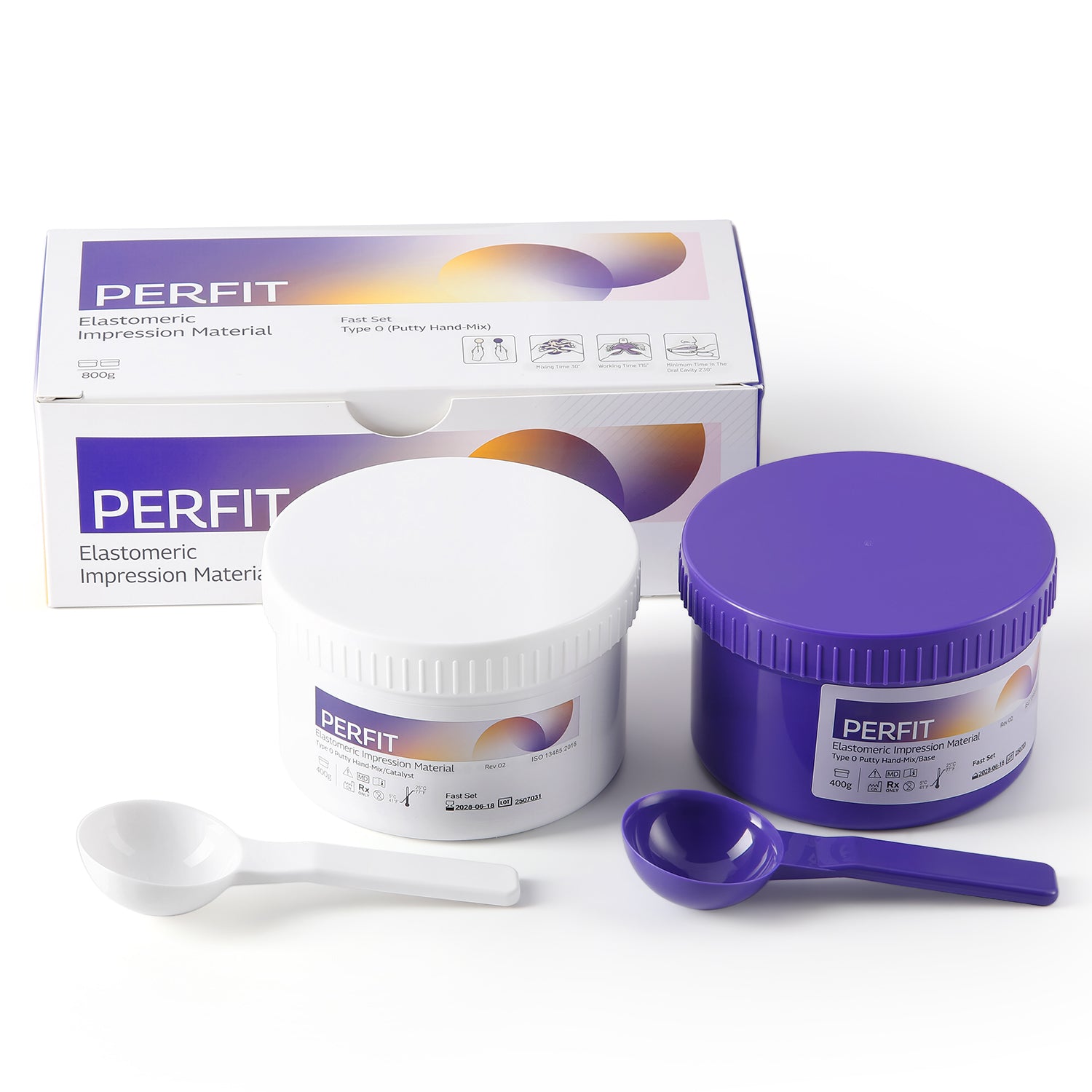 Dental Elastomeric Impression Material Putty Hand Mix Normal/Fast Set Heavy Body