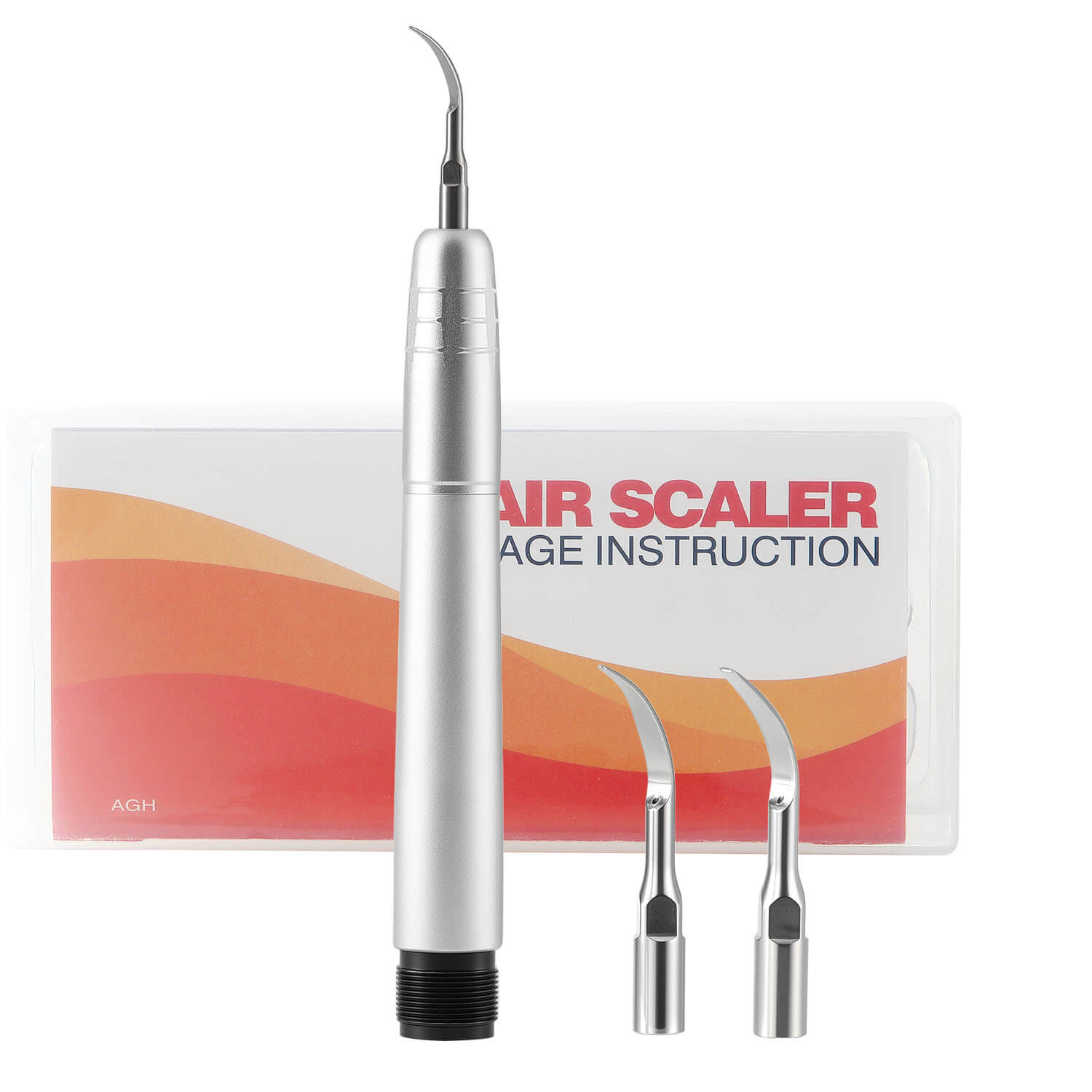 Dental Air Scaler Handpiece with 3 Tips 2/4 Holes - azdentall.com