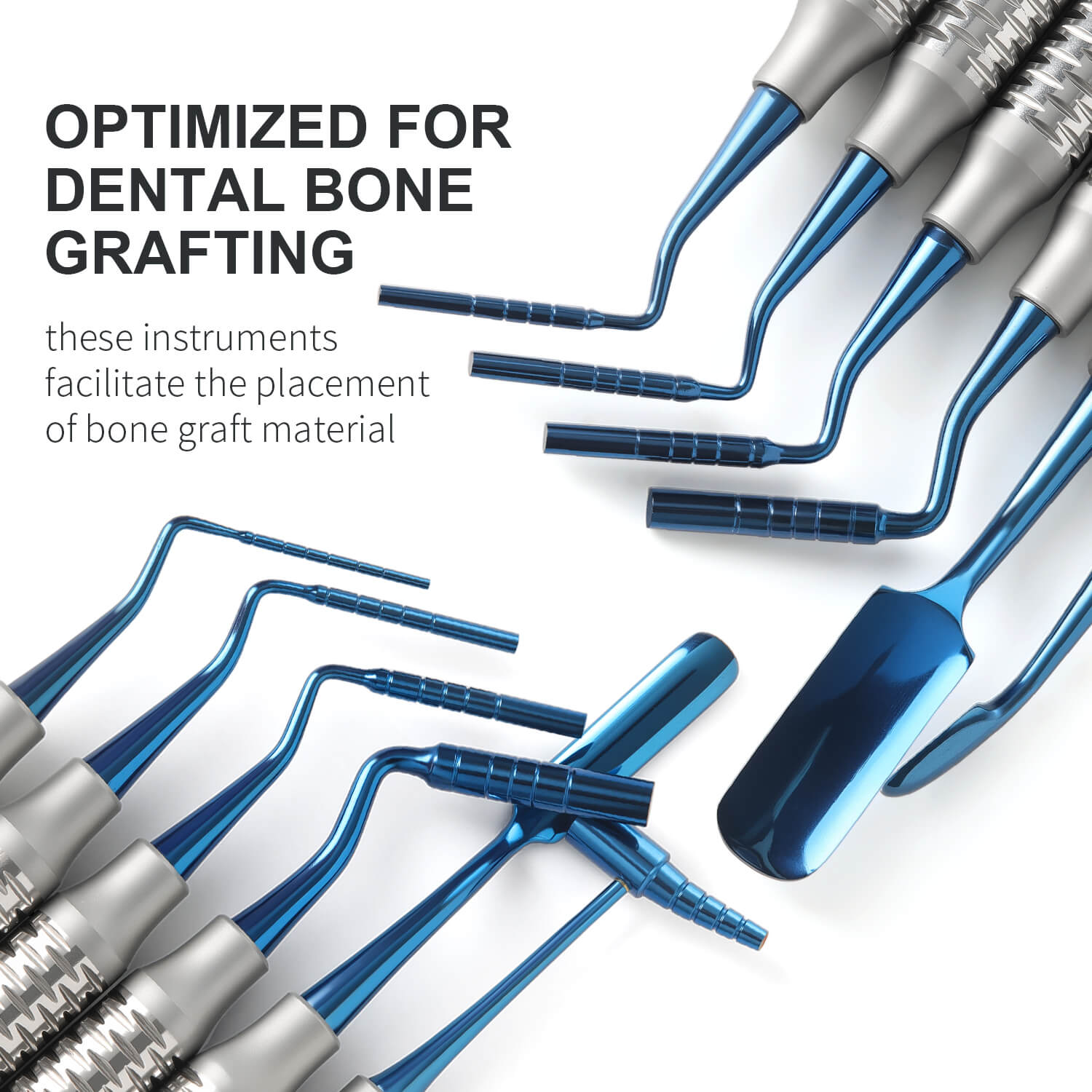 Dental Implant Bone Graft Tool Stainless Steel 6pcs/Set - azdentall.com