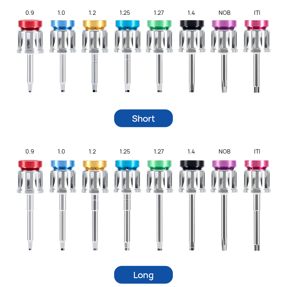 Dental Universal Implant Driver Kit / Drivers / Torque Wrench - azdentall.com