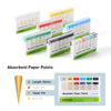 Absorbent Paper Points #15-40 Taper Size 0.04 Color Coded 7 Models 100/Box - azdentall.com