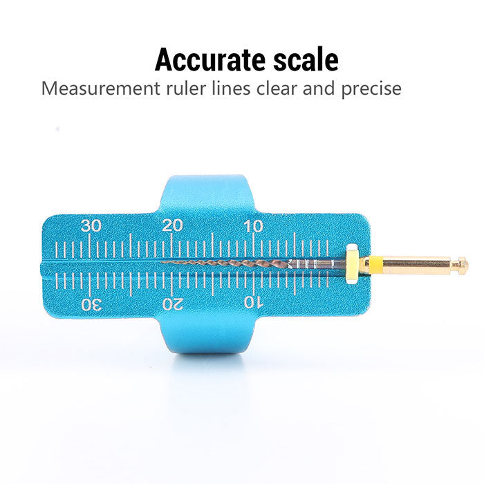 Root Depth With Ruler Dental Rulers Aluminium Alloy Endo Colorful Ring Rulers Root Canal Mea ...