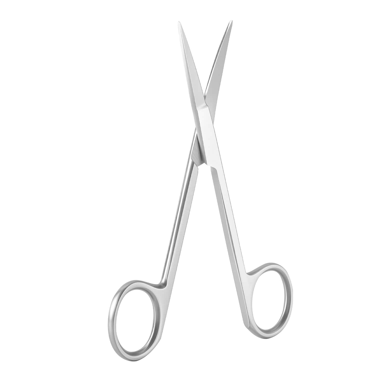 Dental Surgical Scissors Silver Handle Straight Tip - azdentall.com