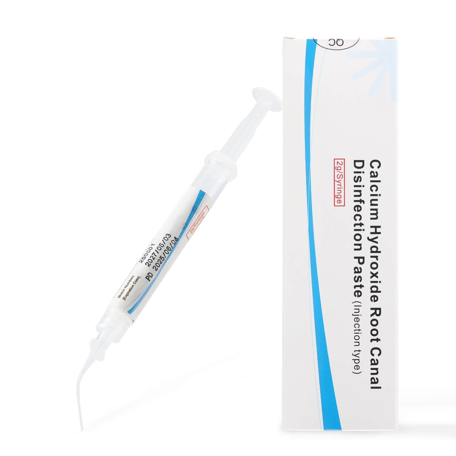 Dental Calcium Hydroxide Root Canal Disinfection Paste Injection Type 2g Syringe with 10pcs Needles - azdentall.com