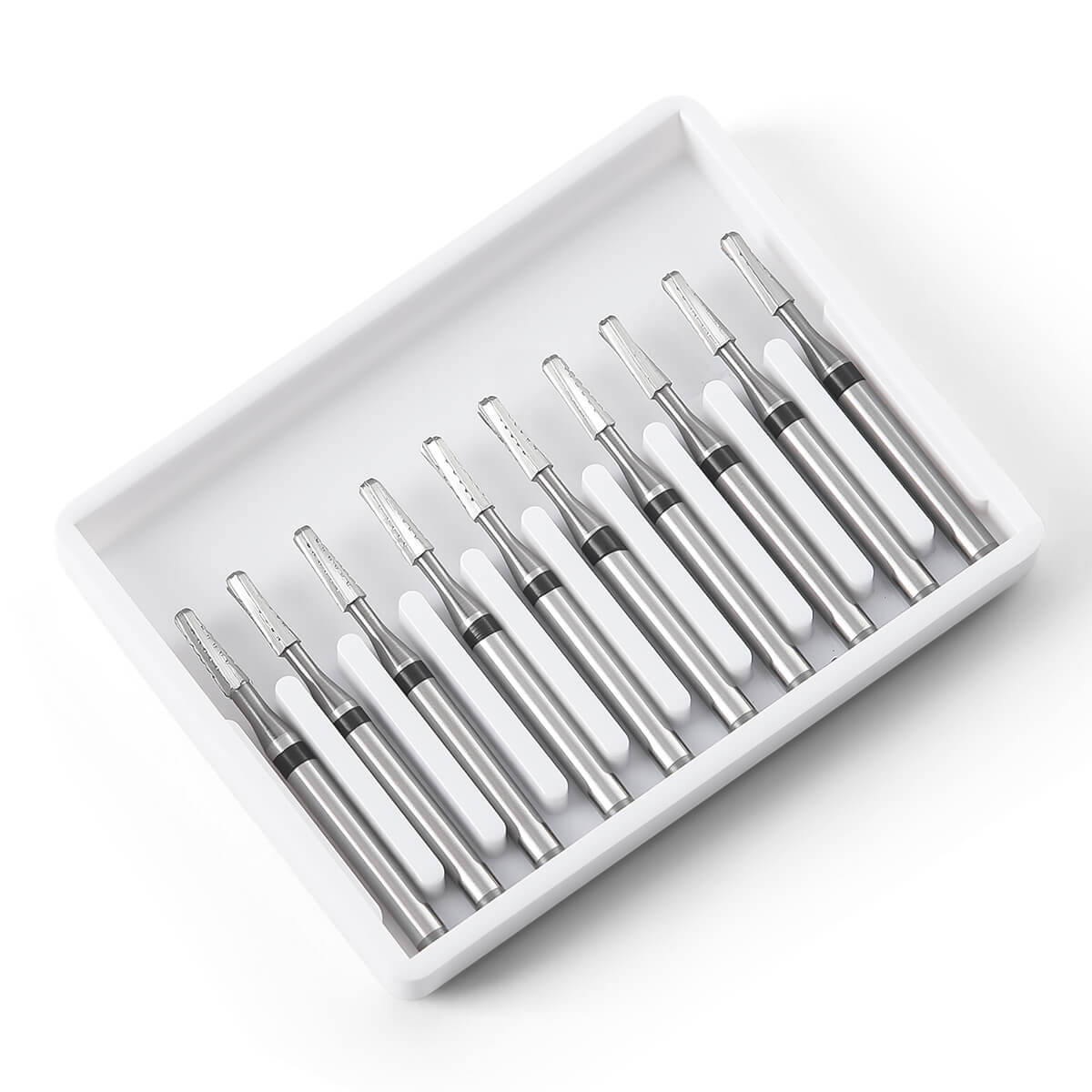 Dental Tungsten Carbide Bur FG1957 Metal Cutting 10pcs/Box - azdentall.com