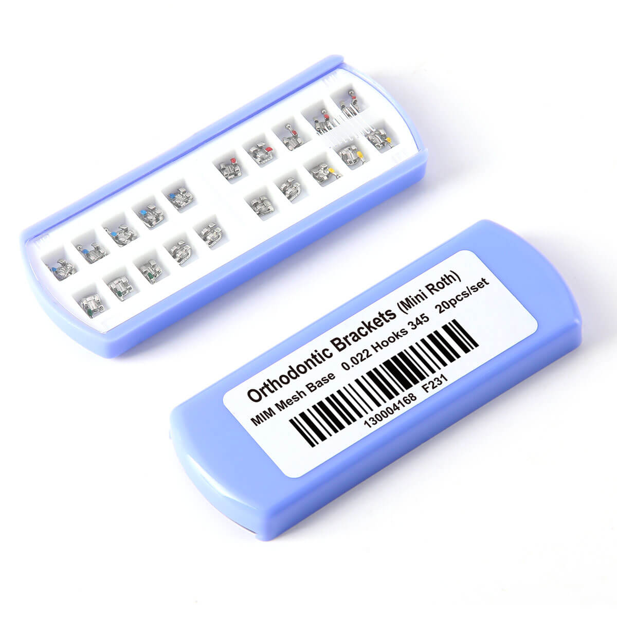 Dental Metal Brackets Braces Mesh Base Mini Roth/MBT 0.022