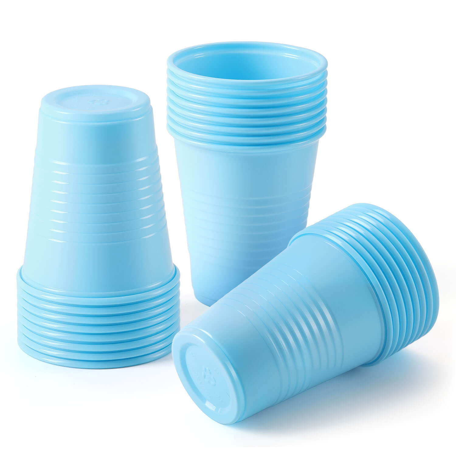 Dental Disposable Plastic Drinking Cups 5OZ Mouthwash Blue 1000Pcs/Case - azdentall.com