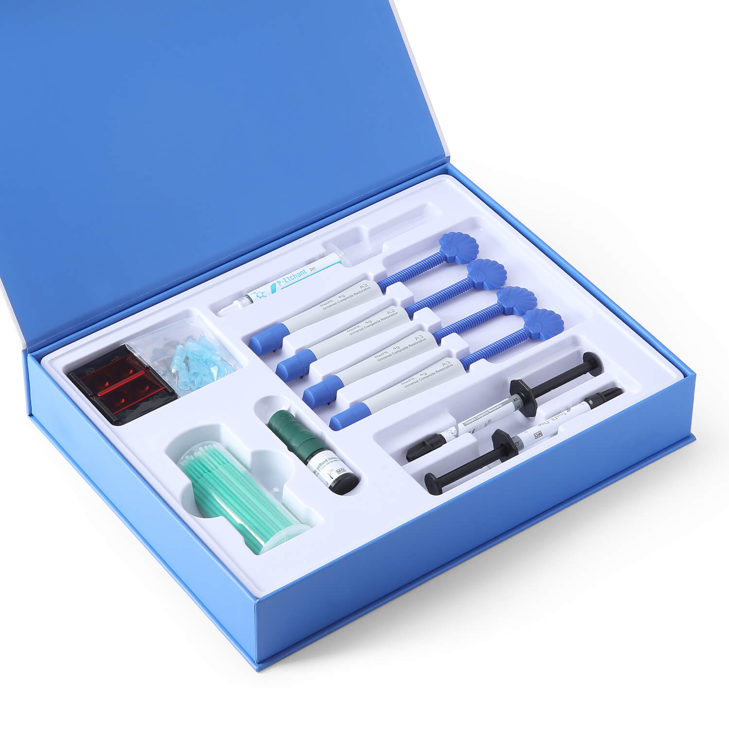 TrusFIL All in One Dental Restorative System Kit with 8th Generation Adhesive Nano Composite Flowable Resin and Etching Gel - azdentall.com