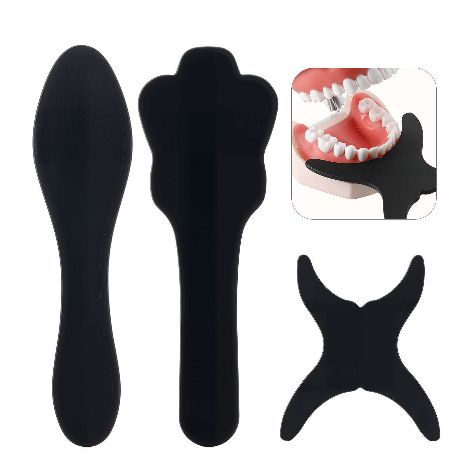 Dental Photo Contrast Plate Photographic Black Background Plate Autoclavable - azdentall.com
