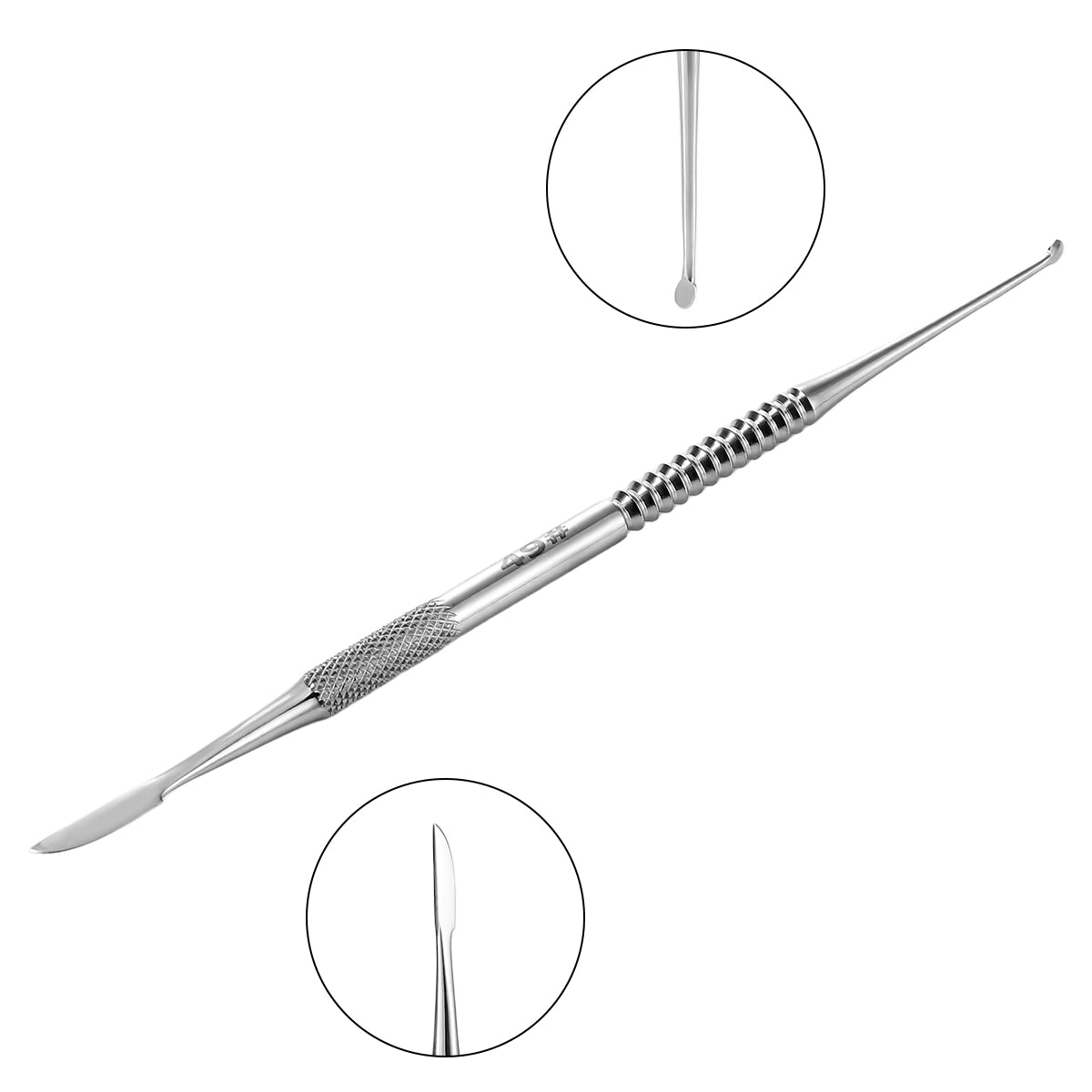 Dental Stainless Steel Cement Spatula Scraper Instruments Double Ended - azdentall.com