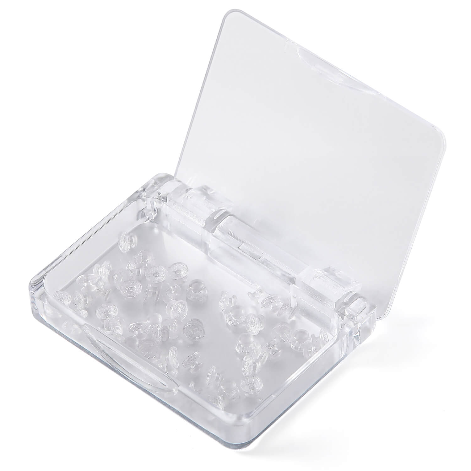 AZDENT Orthodontic Composite Clear Ceramic Lingual Buttons Bondable Round Base 50pcs/Box - azdentall.com