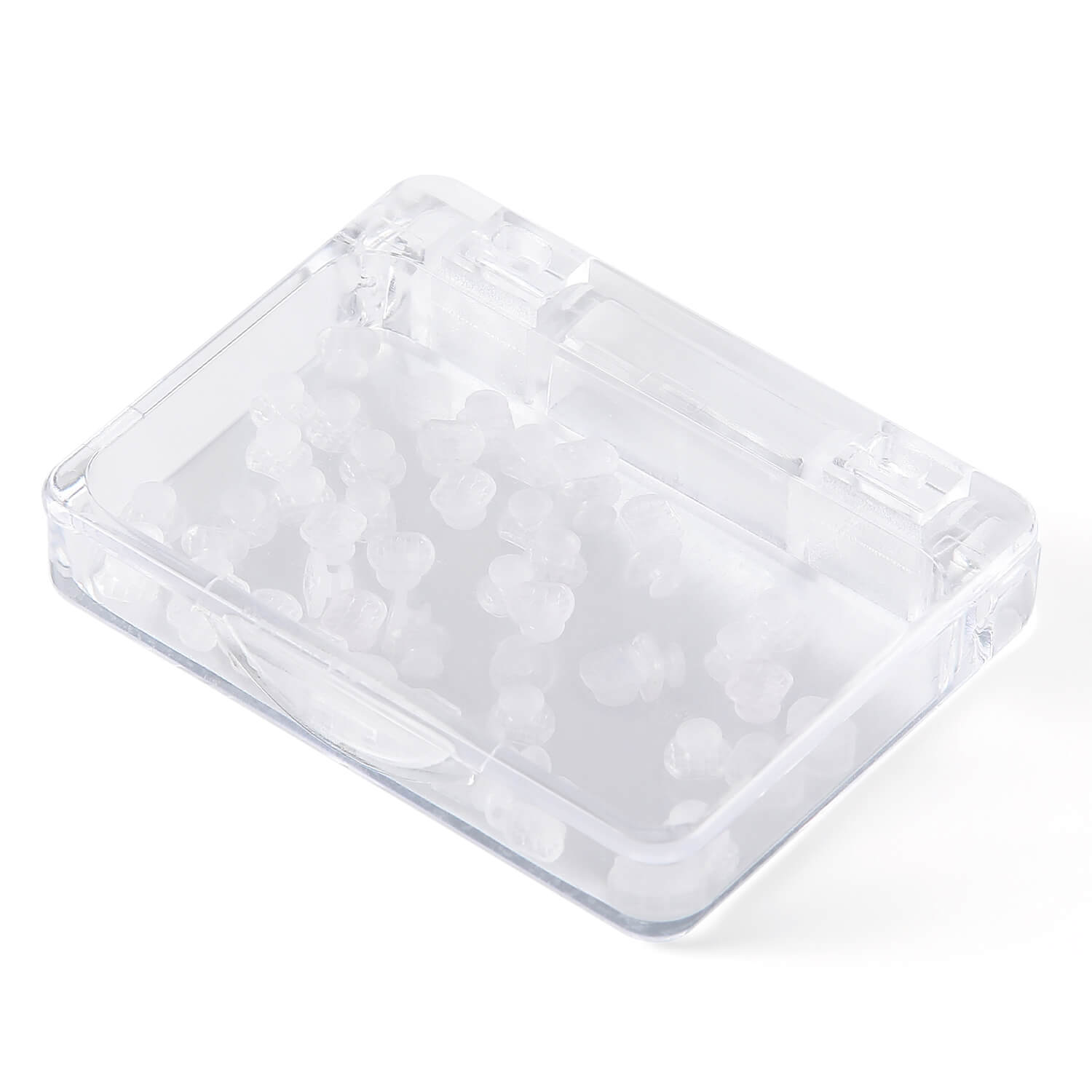 AZDENT Orthodontic Composite Clear Ceramic Lingual Buttons Bondable Rectangular Base 50pcs/Box - azdentall.com