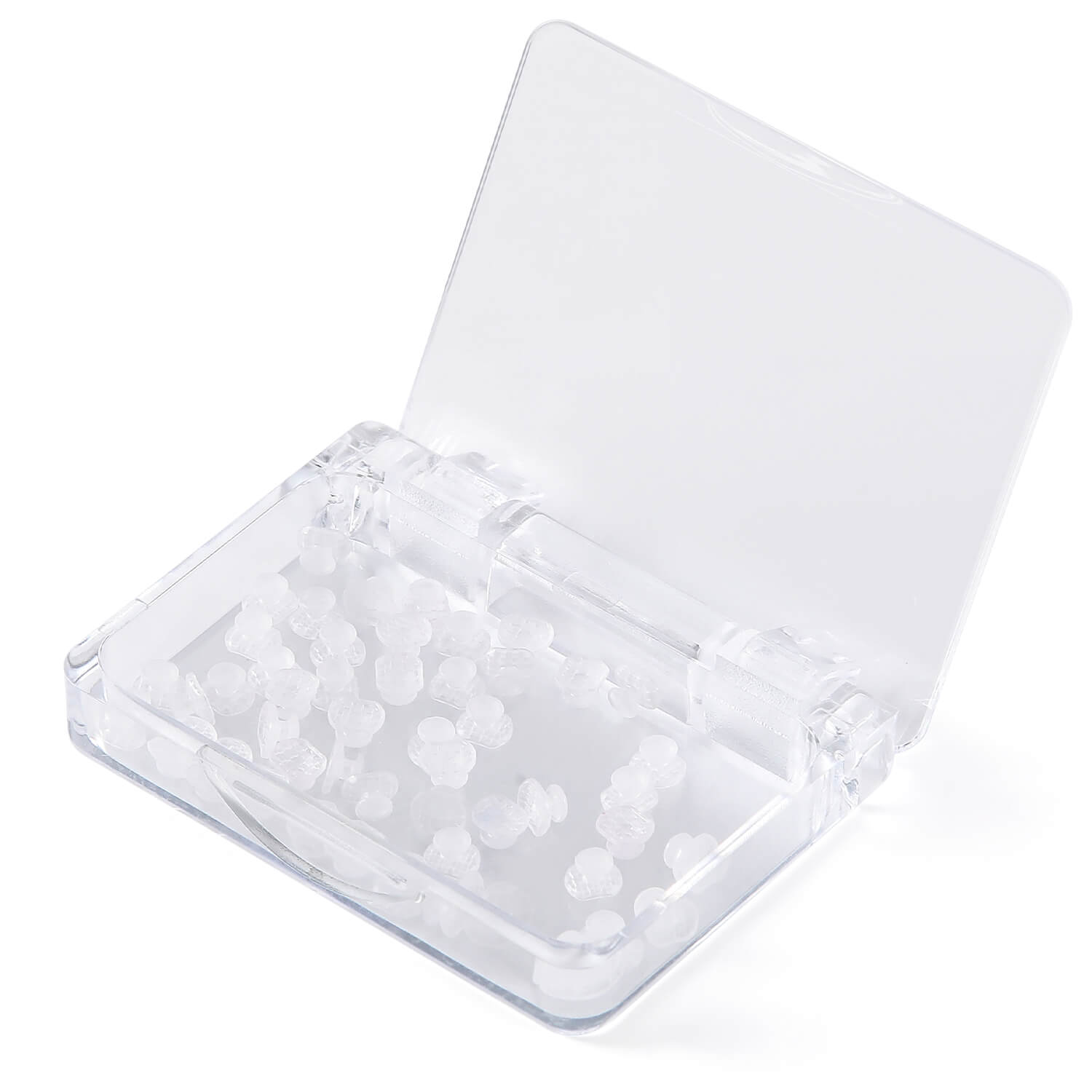 AZDENT Orthodontic Composite Clear Ceramic Lingual Buttons Bondable Rectangular Base 50pcs/Box - azdentall.com