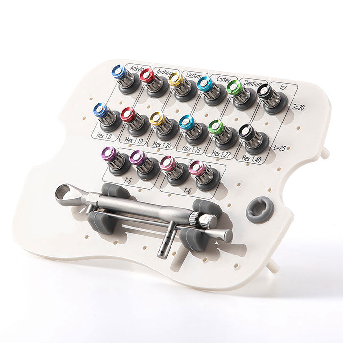 Driver Universal Instrument Dental Universal Implant Driver Kit 16pcs Drivers With Torque Wrench 1 ...